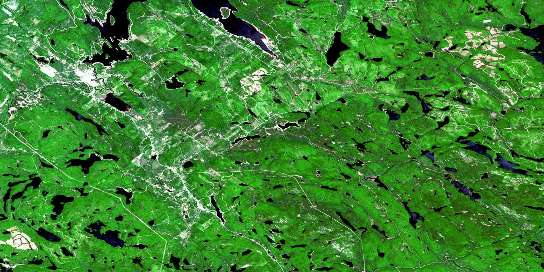 Air photo: Saint-Michel-Des-Saints Satellite Image map 031I12 at 1:50,000 Scale