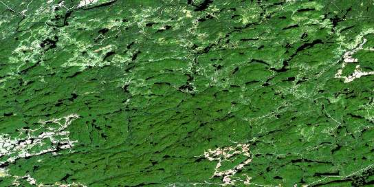 Forsythe Satellite Map 032C01 at 1:50,000 scale - National Topographic System of Canada (NTS) - Orthophoto