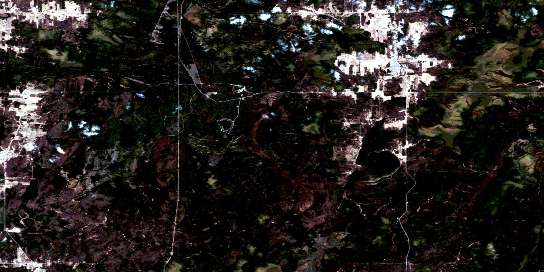 Air photo: Barraute Satellite Image map 032C05 at 1:50,000 Scale