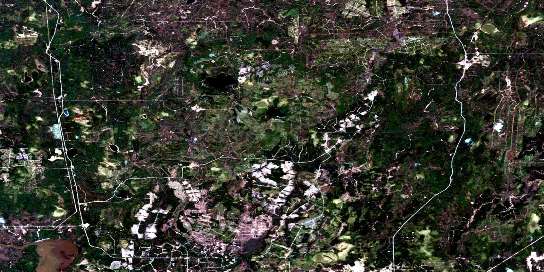 Air photo: Riviere Obalski Satellite Image map 032C13 at 1:50,000 Scale