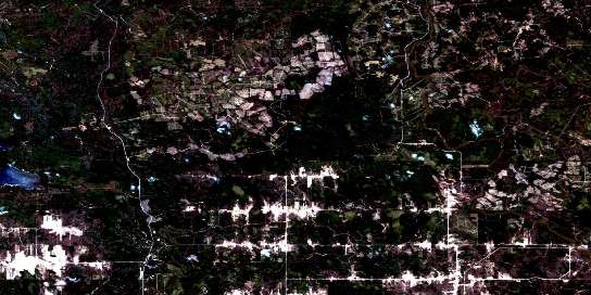 Air photo: Collines Gemini Satellite Image map 032D16 at 1:50,000 Scale