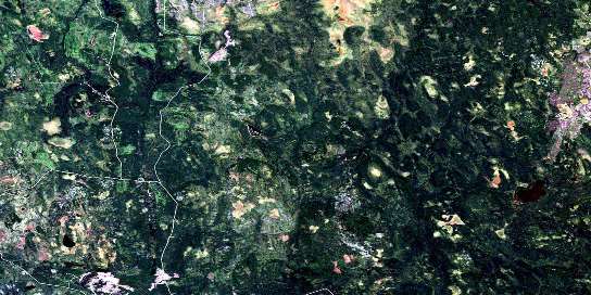 Abbotsford Lake Satellite Map 032E04 at 1:50,000 scale - National Topographic System of Canada (NTS) - Orthophoto
