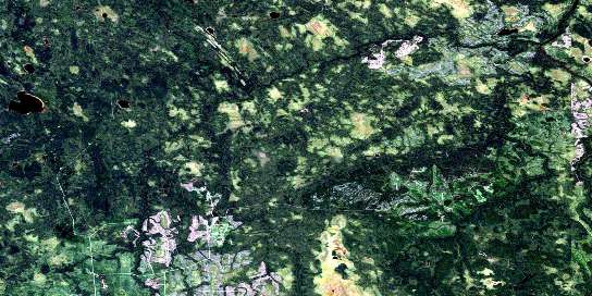 Air photo: Payntouk Lake Satellite Image map 032E05 at 1:50,000 Scale