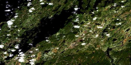 Air photo: Lac Bonneville Satellite Image map 032I14 at 1:50,000 Scale