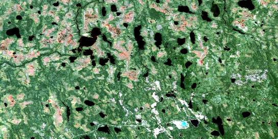 Air photo: Hopper Creek Satellite Image map 032L04 at 1:50,000 Scale