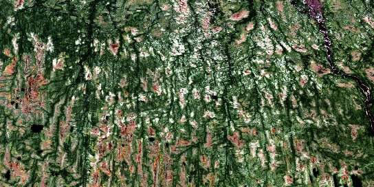 Air photo: Lac Gette Satellite Image map 032L06 at 1:50,000 Scale