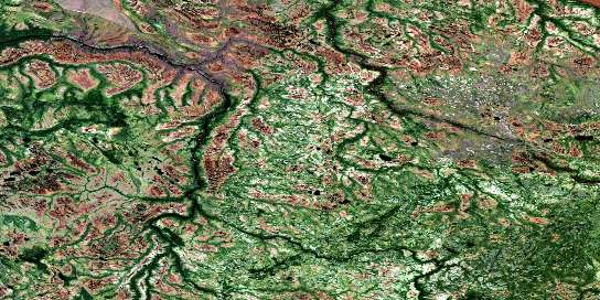 Air photo: Riviere Patrick Satellite Image map 032L15 at 1:50,000 Scale