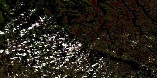 Air photo: Ile D'Herbomez Satellite Image map 032M02 at 1:50,000 Scale
