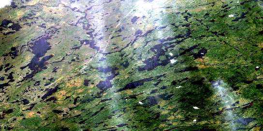 Air photo: Lac Du Glas Satellite Image map 032O14 at 1:50,000 Scale
