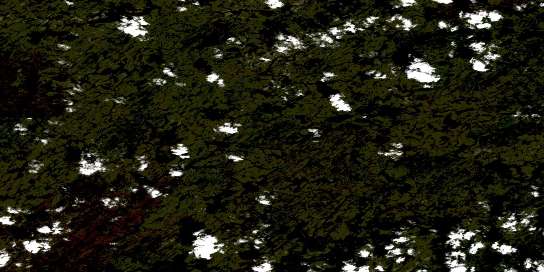 Lac H�cla Satellite Map 033A09 at 1:50,000 scale - National Topographic System of Canada (NTS) - Orthophoto