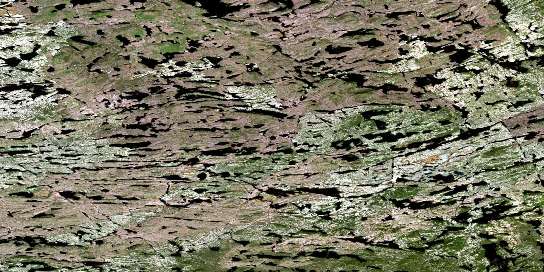 Lac Senarmont Satellite Map 033B09 at 1:50,000 scale - National Topographic System of Canada (NTS) - Orthophoto