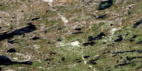 Lac Mcnab Satellite Map 033C14 at 1:50,000 scale - National Topographic System of Canada (NTS) - Orthophoto