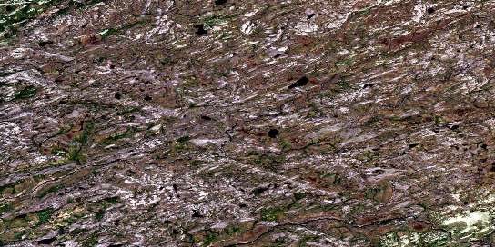 Riviere De Peuplier Satellite Map 033D16 at 1:50,000 scale - National Topographic System of Canada (NTS) - Orthophoto