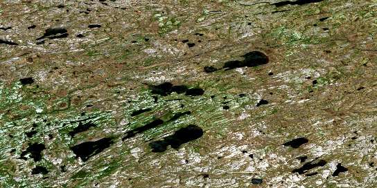  Satellite Map 033E01 at 1:50,000 scale - National Topographic System of Canada (NTS) - Orthophoto