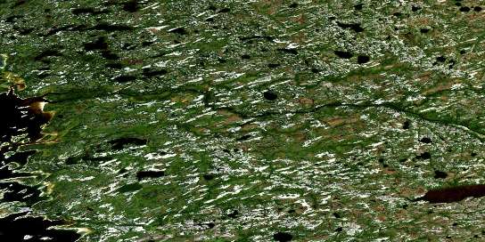 Riviere Comb Satellite Map 033E07 at 1:50,000 scale - National Topographic System of Canada (NTS) - Orthophoto