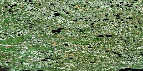 Satellite Map 033E16 at 1:50,000 scale - National Topographic System of Canada (NTS) - Orthophoto