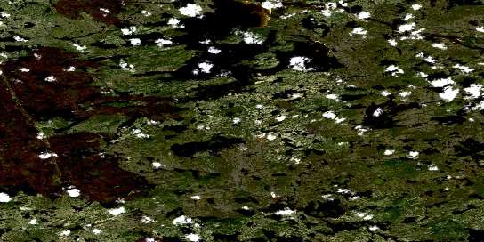 Air photo: Lac De La Fregate Satellite Image map 033G02 at 1:50,000 Scale