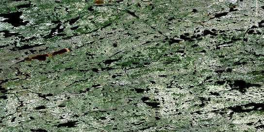 Lac Casterne Satellite Map 033G03 at 1:50,000 scale - National Topographic System of Canada (NTS) - Orthophoto