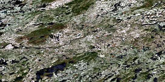 Lac Orillat Satellite Map 033H01 at 1:50,000 scale - National Topographic System of Canada (NTS) - Orthophoto