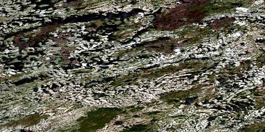 Air photo: Lac La Savonniere Satellite Image map 033H08 at 1:50,000 Scale