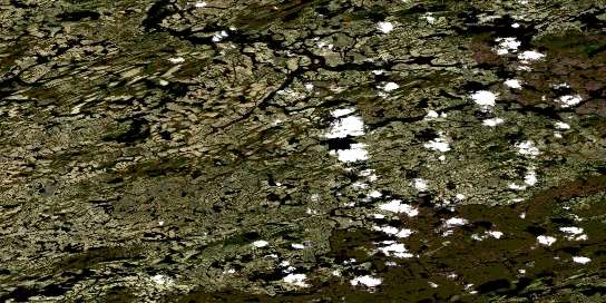 Air photo: Lac Orsigny Satellite Image map 033H10 at 1:50,000 Scale