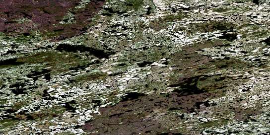 Lac Carmoy Satellite Map 033H11 at 1:50,000 scale - National Topographic System of Canada (NTS) - Orthophoto