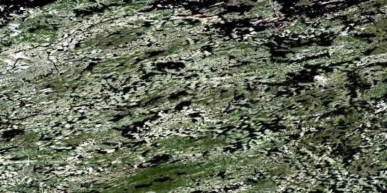 Lac Istre Satellite Map 033I01 at 1:50,000 scale - National Topographic System of Canada (NTS) - Orthophoto