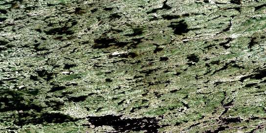 Lac Coates Satellite Map 033I09 at 1:50,000 scale - National Topographic System of Canada (NTS) - Orthophoto