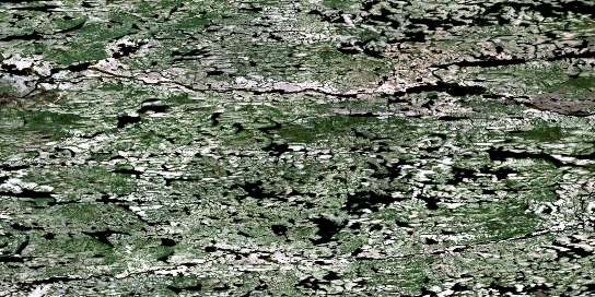 Air photo: Lac Danglade Satellite Image map 033I12 at 1:50,000 Scale