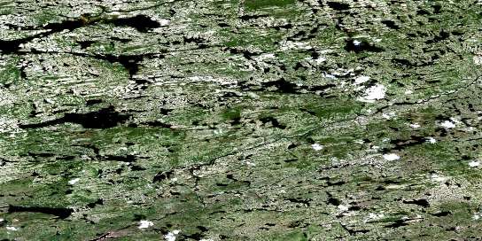 Air photo: Lac Foulhiac Satellite Image map 033J01 at 1:50,000 Scale