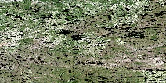 Air photo: Lac Menellier Satellite Image map 033J07 at 1:50,000 Scale