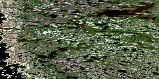 Air photo: Roggan-River Satellite Image map 033L06 at 1:50,000 Scale