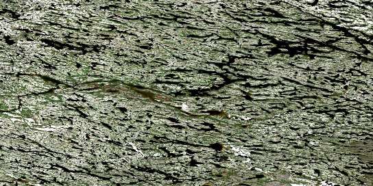 Air photo: Lac De Gannes Satellite Image map 033N09 at 1:50,000 Scale