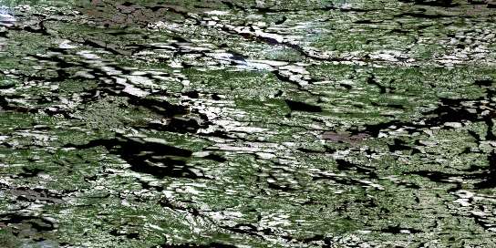 Air photo: Lac Loiseau Satellite Image map 033O01 at 1:50,000 Scale
