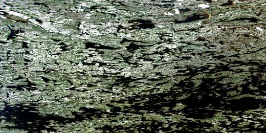 Lac Goselier Satellite Map 033P03 at 1:50,000 scale - National Topographic System of Canada (NTS) - Orthophoto