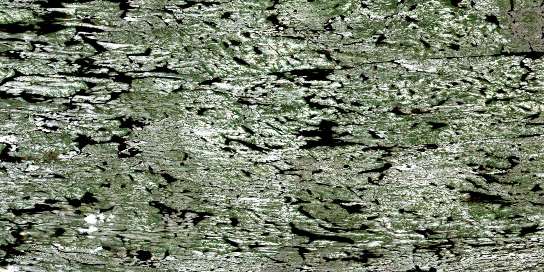 Air photo: Lac Caujan Satellite Image map 033P06 at 1:50,000 Scale