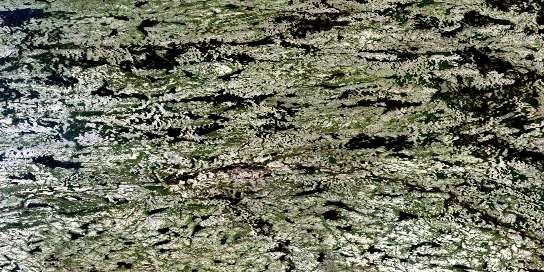 Air photo: Lac Sirve Satellite Image map 033P16 at 1:50,000 Scale