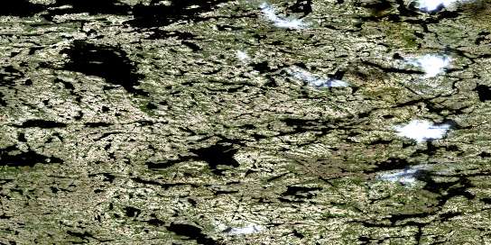 Air photo: Lac Alegrain Satellite Image map 034A06 at 1:50,000 Scale