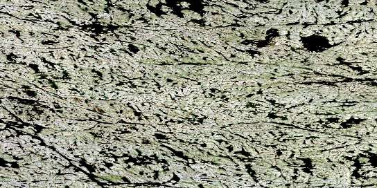 Lac Campos Satellite Map 034G16 at 1:50,000 scale - National Topographic System of Canada (NTS) - Orthophoto