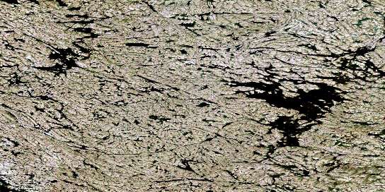 Lac Duvert Satellite Map 034H09 at 1:50,000 scale - National Topographic System of Canada (NTS) - Orthophoto
