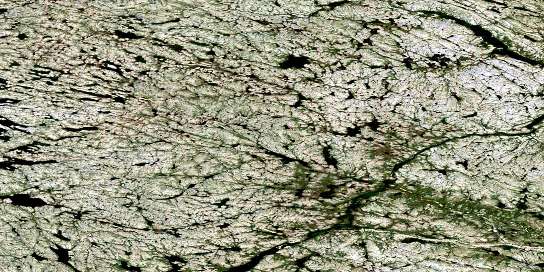 Riviere Daunais Satellite Map 034H14 at 1:50,000 scale - National Topographic System of Canada (NTS) - Orthophoto