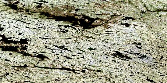 Lac Lintelle Satellite Map 034I03 at 1:50,000 scale - National Topographic System of Canada (NTS) - Orthophoto