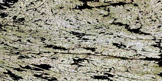 Air photo: Lac Ladignac Satellite Image map 034I05 at 1:50,000 Scale