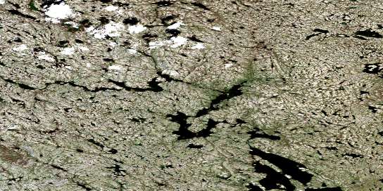 Air photo: Lac Marcouard Satellite Image map 034I07 at 1:50,000 Scale