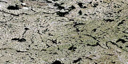 Air photo: Lac Normandeau Satellite Image map 034I09 at 1:50,000 Scale