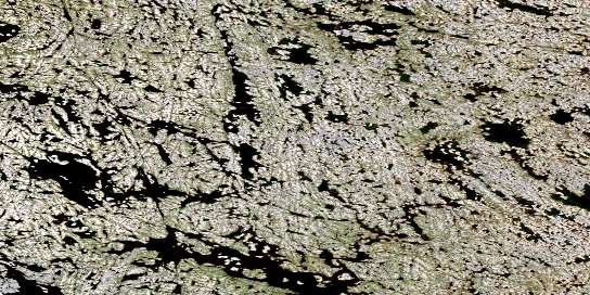 Air photo: Lac Bisson Satellite Image map 034I12 at 1:50,000 Scale