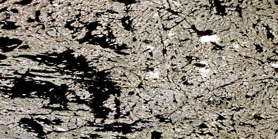 Lac Bonenfant Satellite Map 034I16 at 1:50,000 scale - National Topographic System of Canada (NTS) - Orthophoto