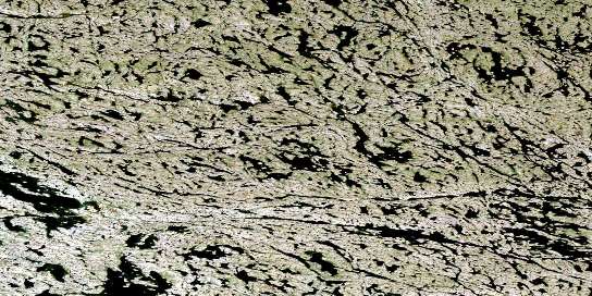 Lac Montrenault Satellite Map 034J02 at 1:50,000 scale - National Topographic System of Canada (NTS) - Orthophoto