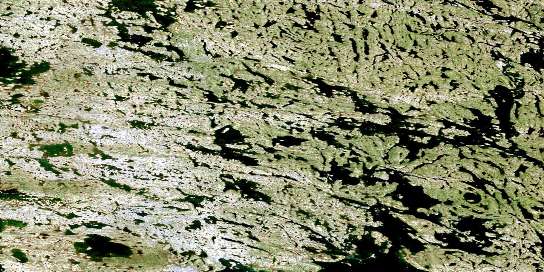 Air photo: Lac Farineau Satellite Image map 034J06 at 1:50,000 Scale