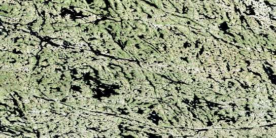 Riviere Quutsuki Satellite Map 034J07 at 1:50,000 scale - National Topographic System of Canada (NTS) - Orthophoto